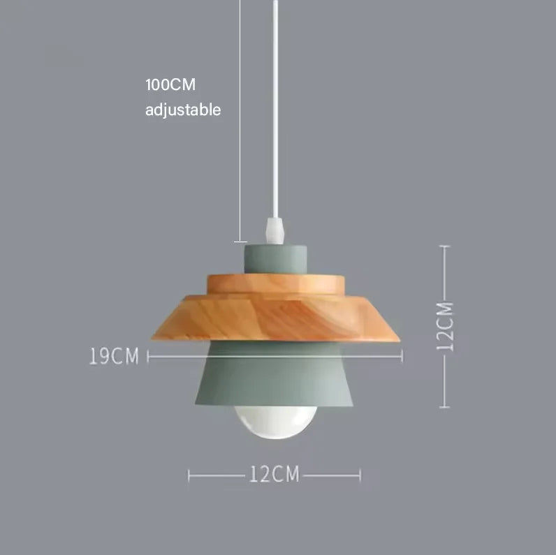 Suspensions luminaire colorées en forme de Macaron - Helio