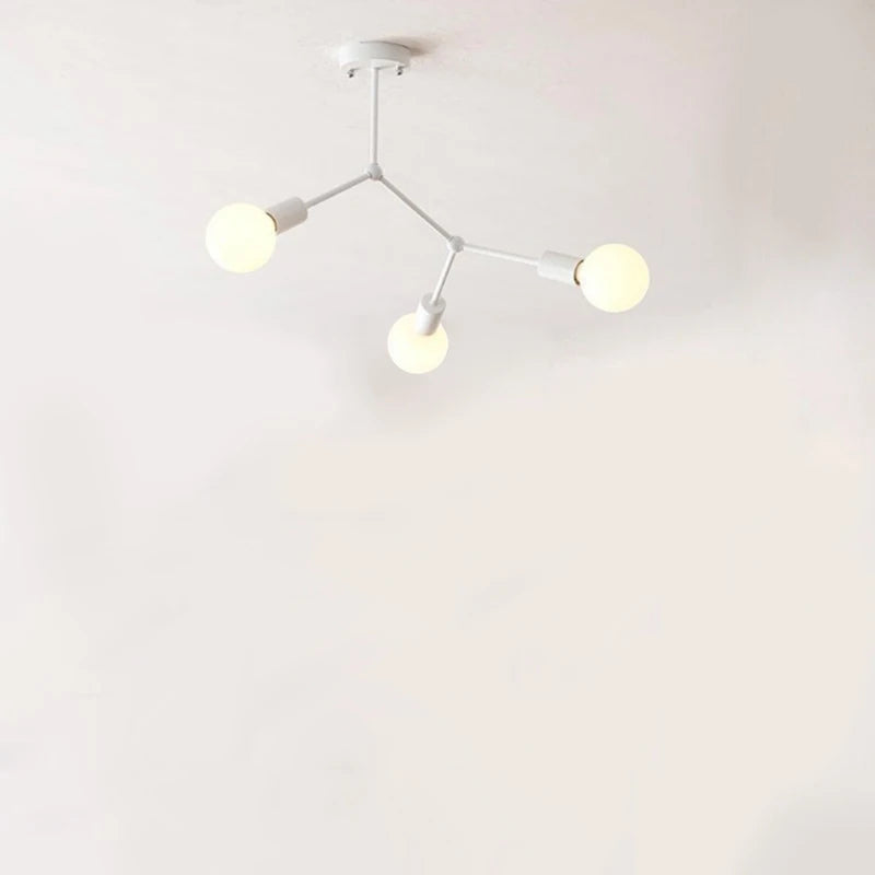 Plafonnier branche de spots style retro - Yard