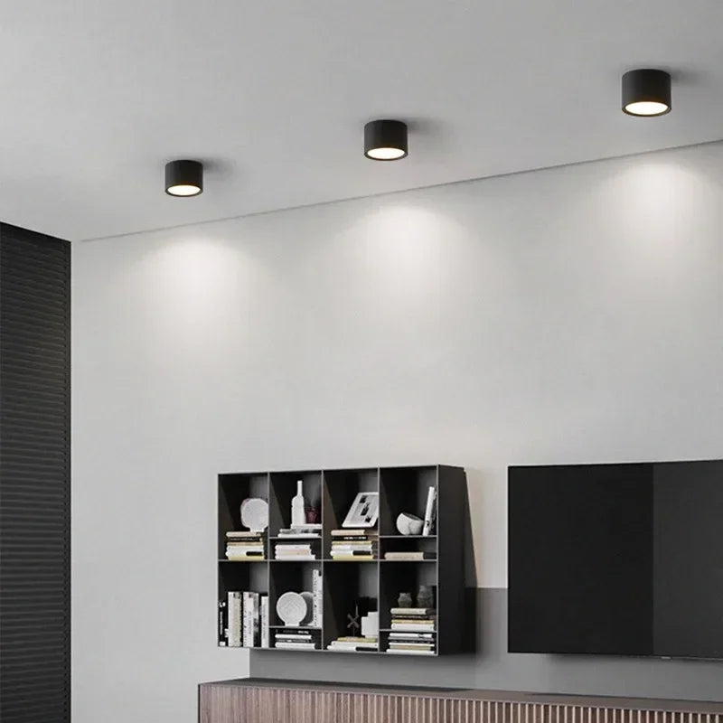 Spot rond monté en surface nordique led petit - Mono