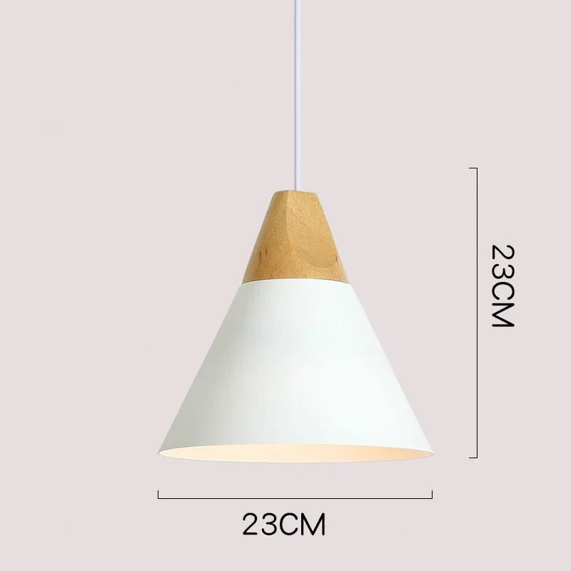 Suspension design à led en verre coloré - Solis