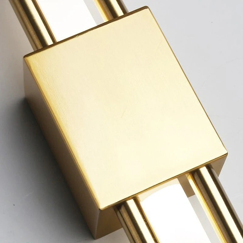 Applique murale design led avec barre en métal doré - Wallux