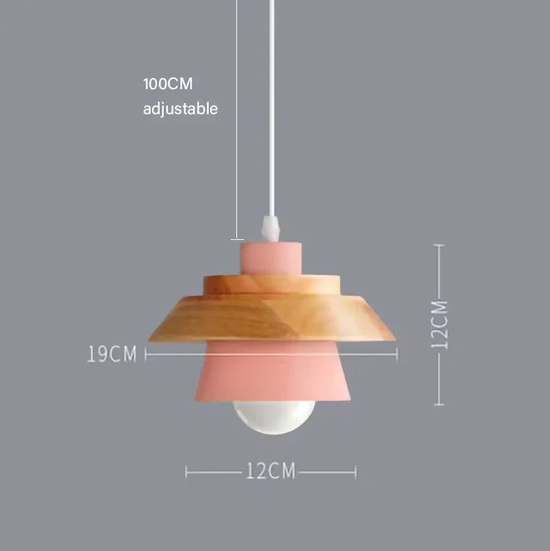 Suspensions luminaire colorées en forme de Macaron - Helio