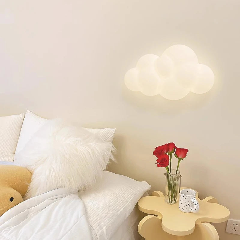 Applique murale nuage et étoile pour chambre enfant - Glowa