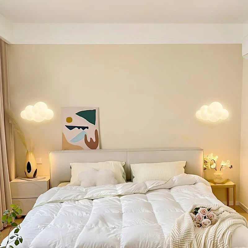 Applique murale nuage et étoile pour chambre enfant - Glowa