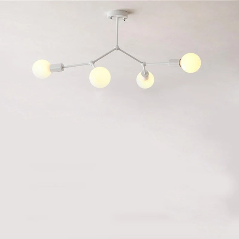 Plafonnier branche de spots style retro - Yard