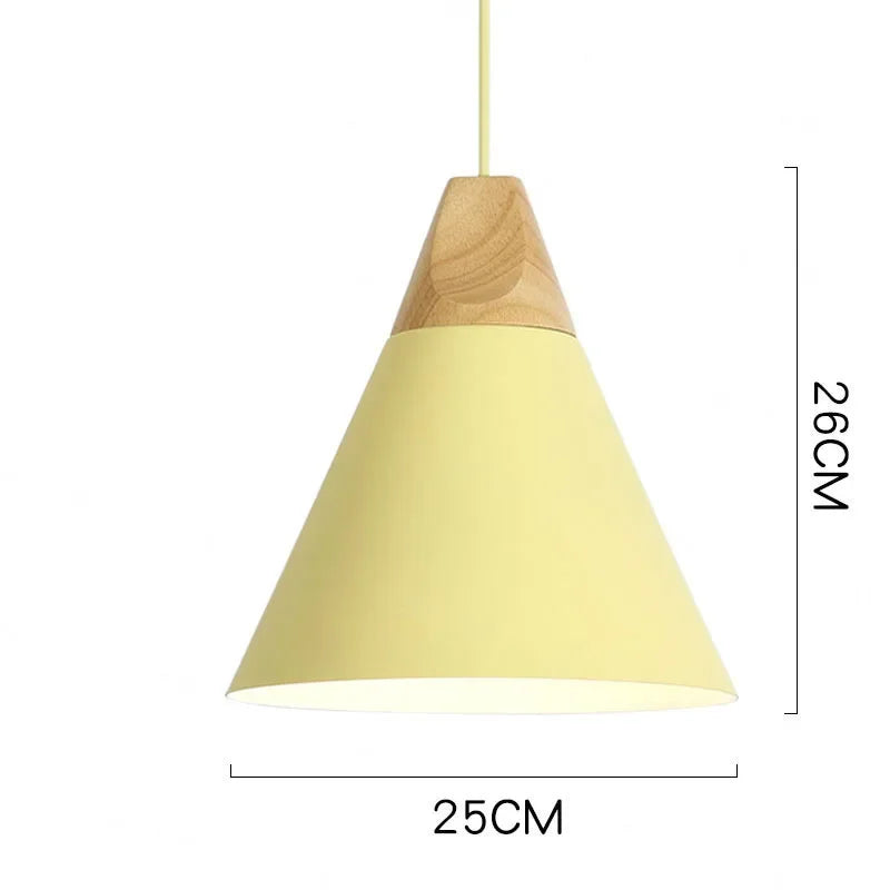 Suspension design à led en verre coloré - Solis