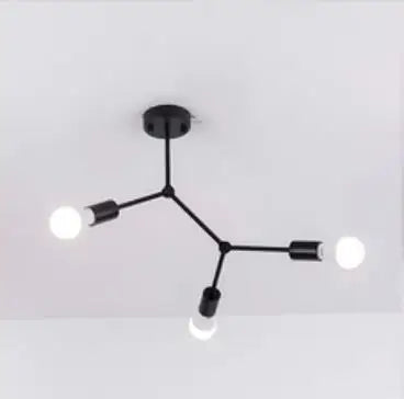 Plafonnier branche de spots style retro - Yard