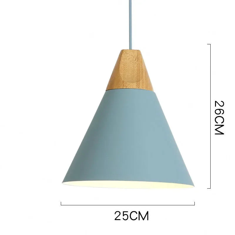 Suspension design à led en verre coloré - Solis