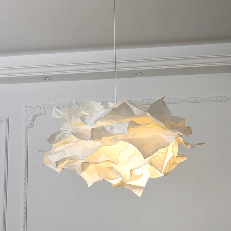 Lustres en papier blanc design fleur - Path