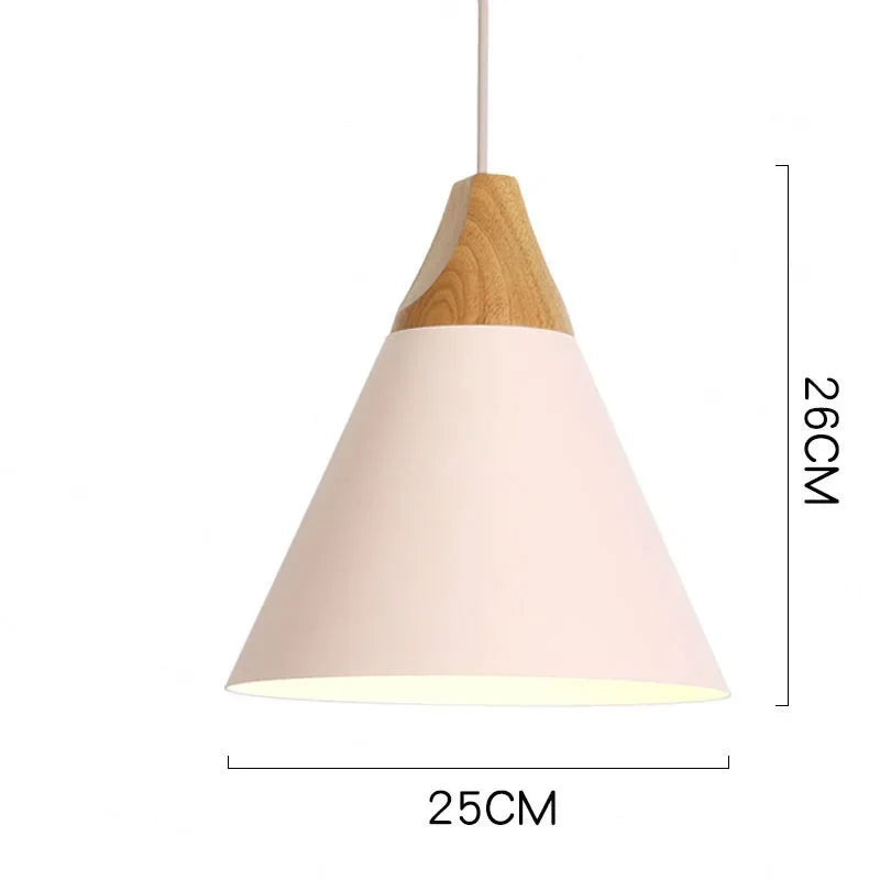 Suspension design à led en verre coloré - Solis