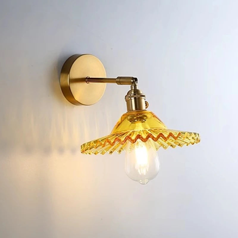 Applique murale vintage en laiton - Suspax