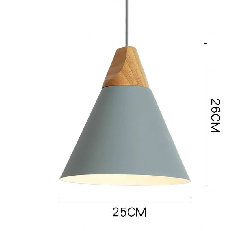 Suspension design à led en verre coloré - Solis