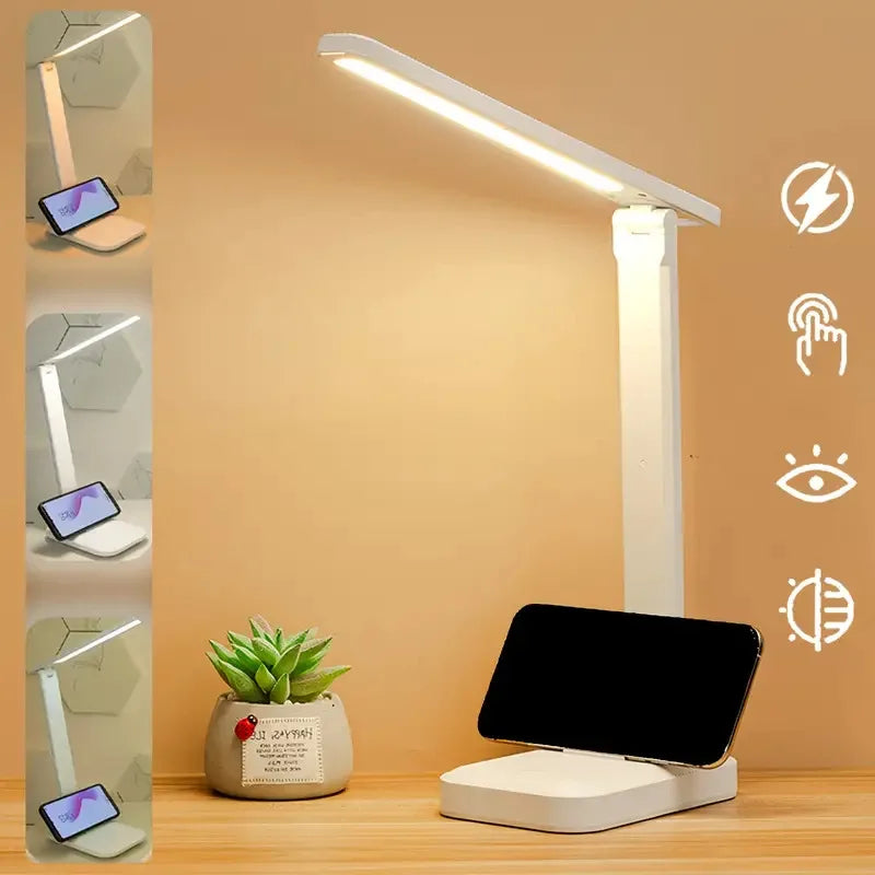 Lampe de table pliable led lampe de bureau 3 types de réglage - Rayux