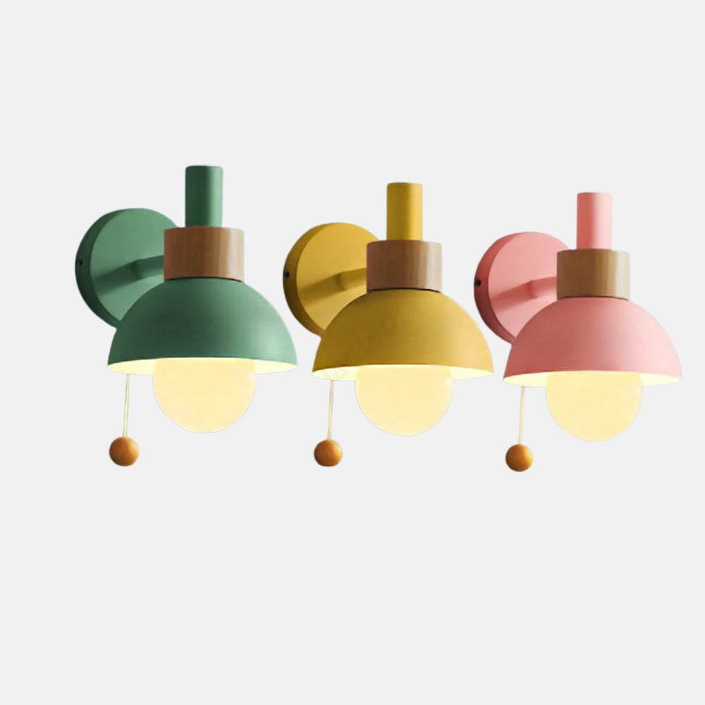 Applique murale scandinave led en bois - Prime