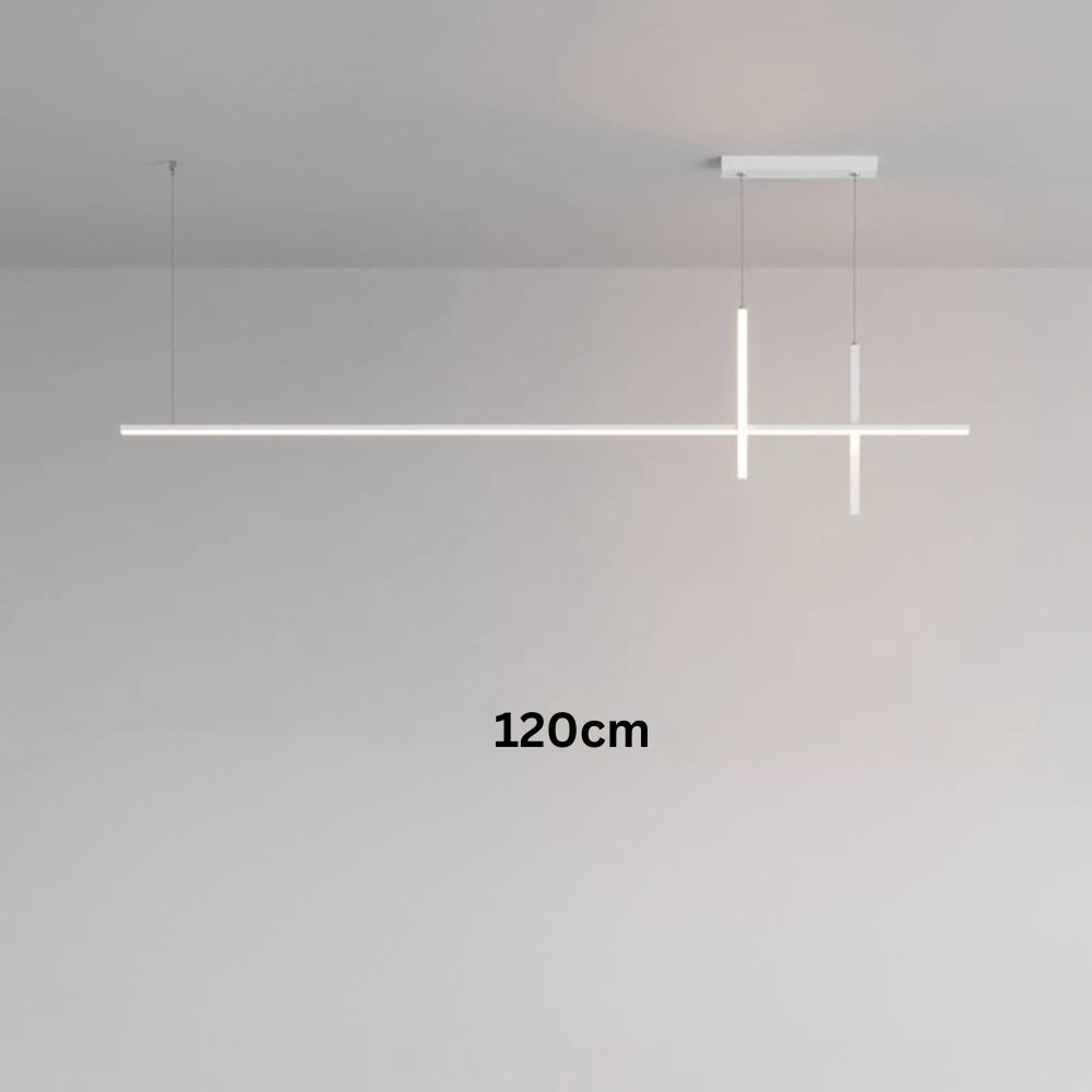Lustre led minimaliste moderne noir - Lighta