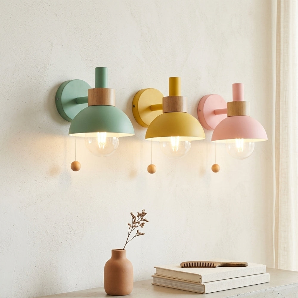 Applique murale scandinave led en bois - Prime