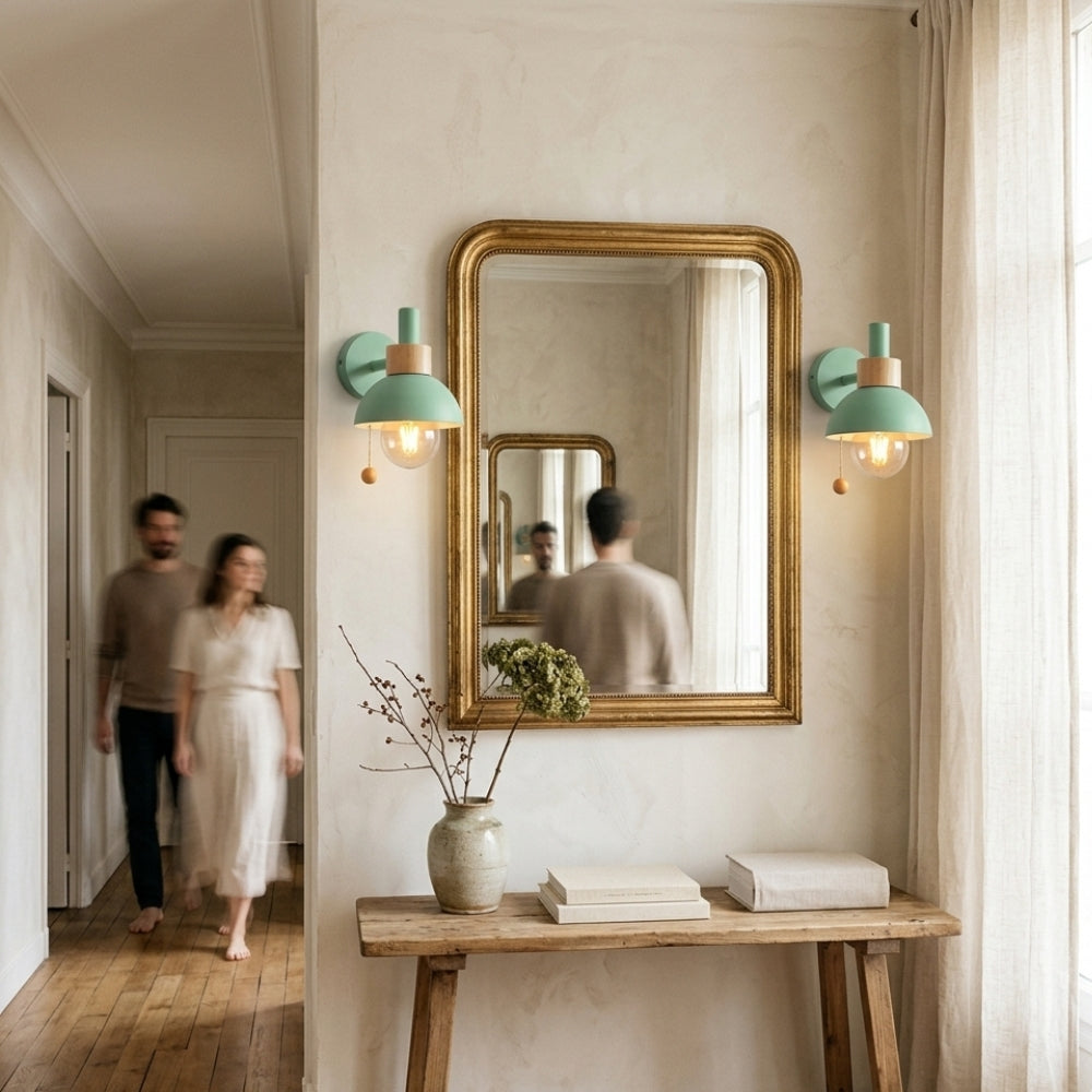 Applique murale scandinave led en bois - Prime