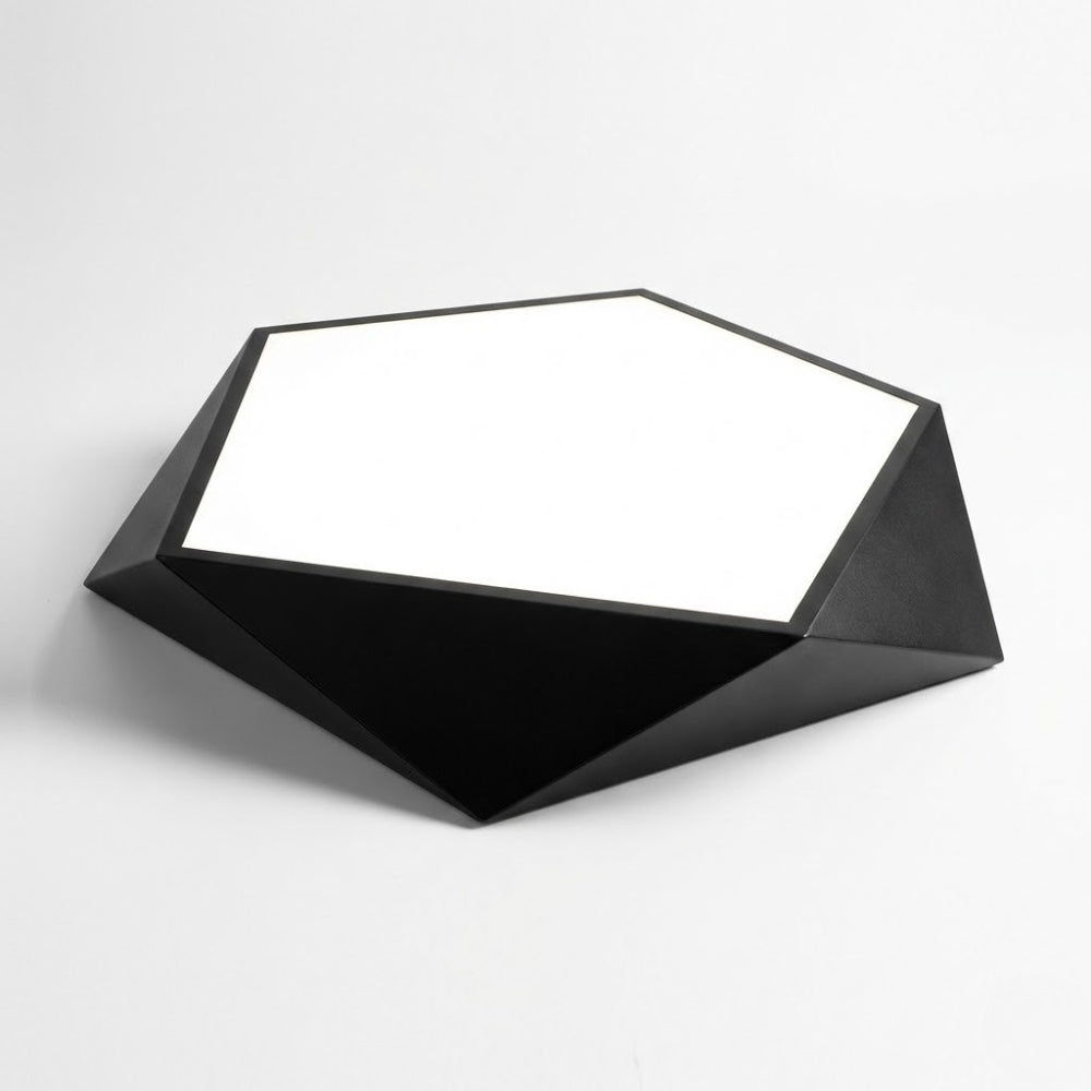 Plafonnier design led géométrique de couleur - Solux