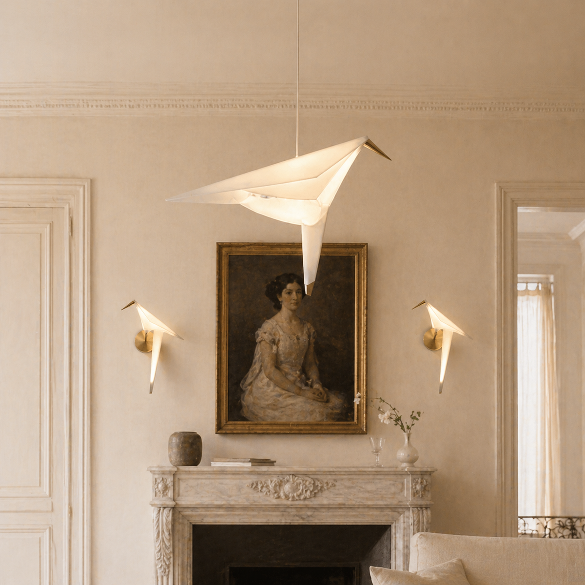 Applique murale moderne oiseau design bird - Spectra