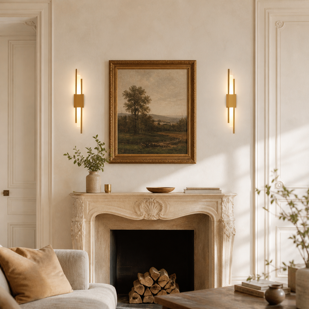 Applique murale design led avec barre en métal - Wallux