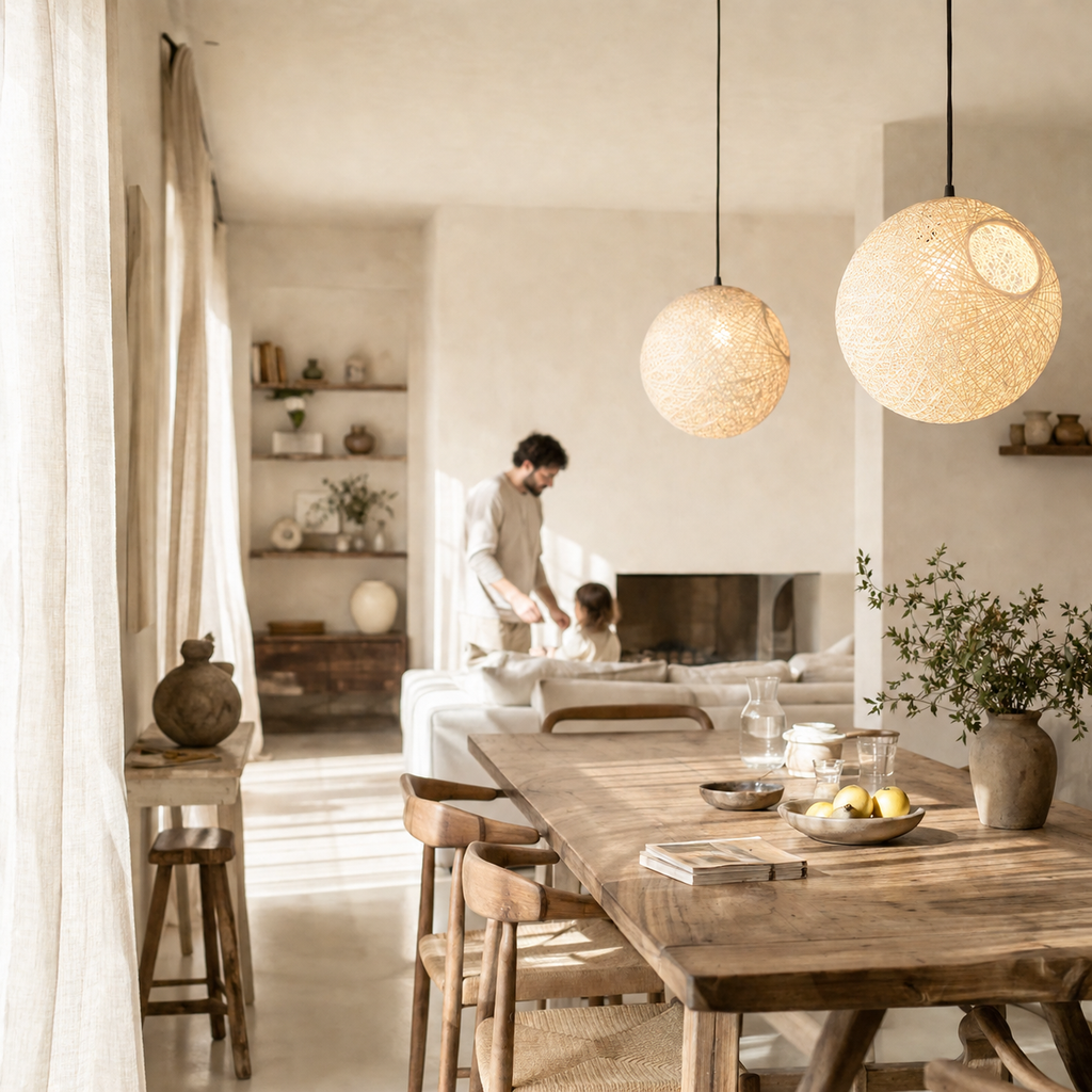 lustre en boule papier - Volum