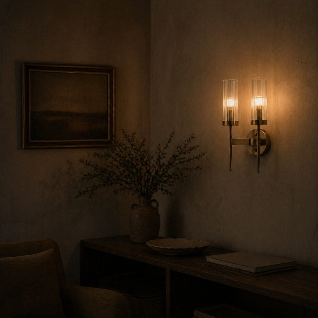 Applique murale doré à led - Shine