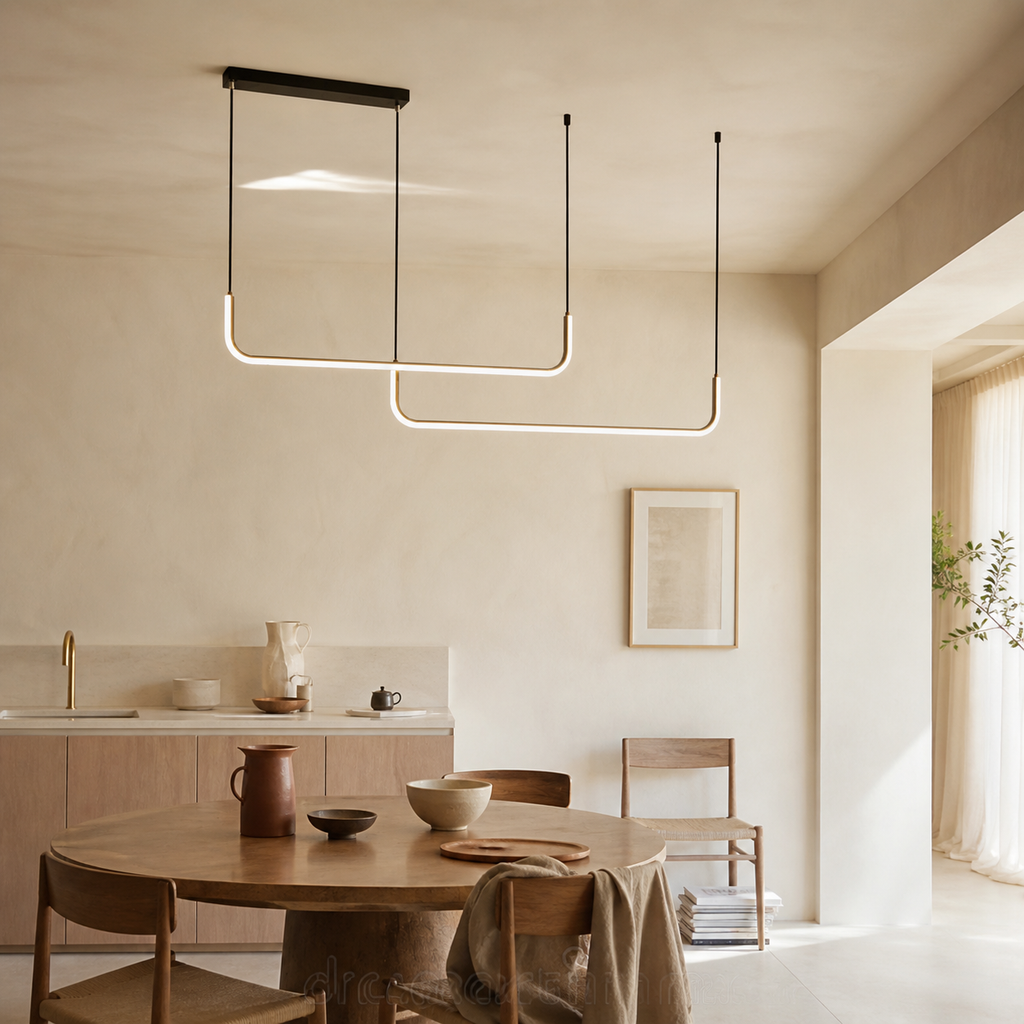 Suspension design moderne led en aluminium - Core