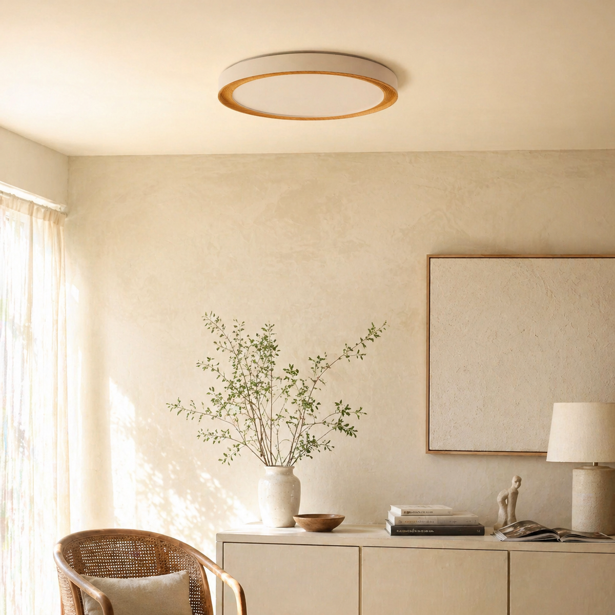 Plafonnier moderne à leds en bois - Ultra