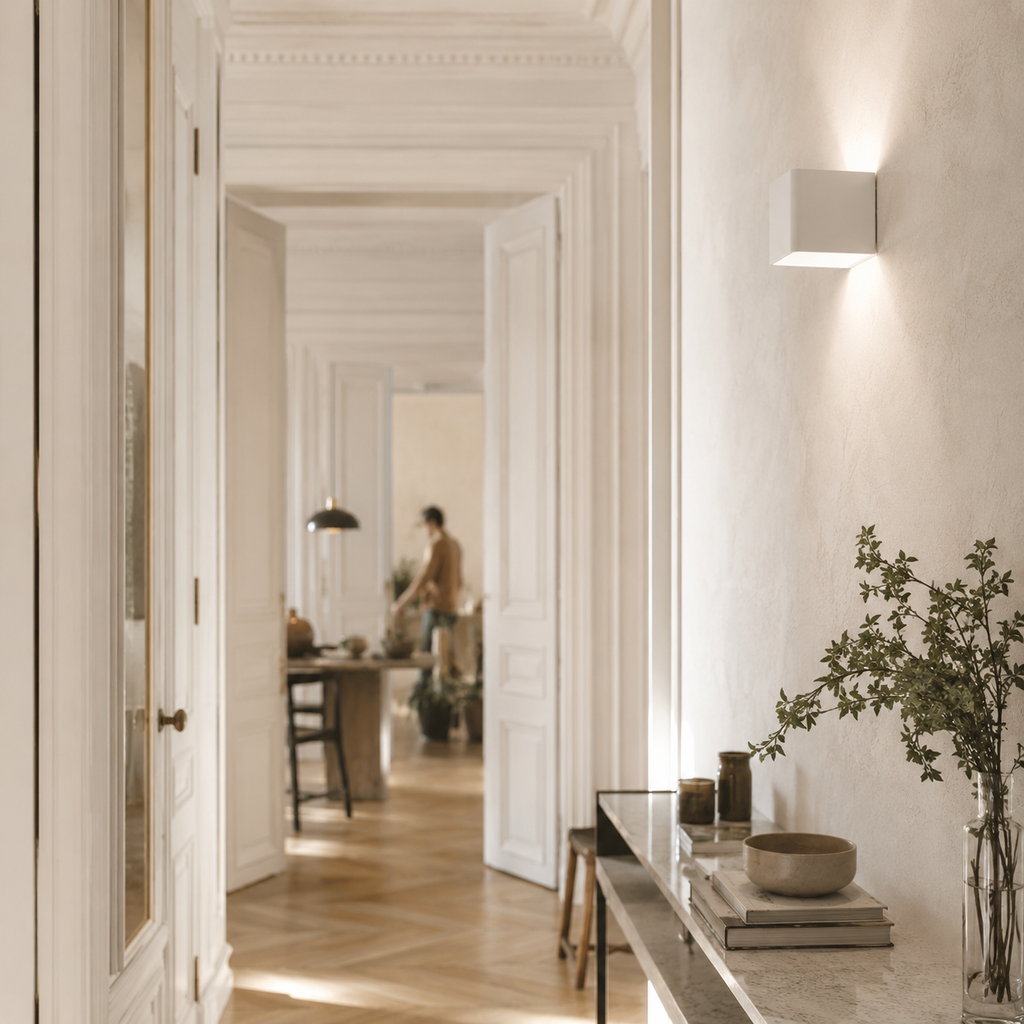 Applique murale led en cube - Solid