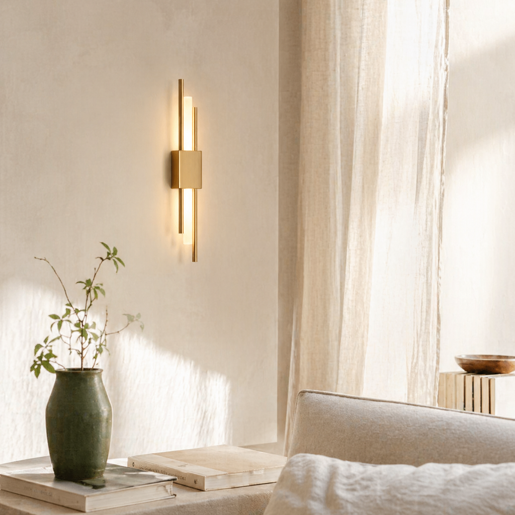 Applique murale design led avec barre en métal - Wallux