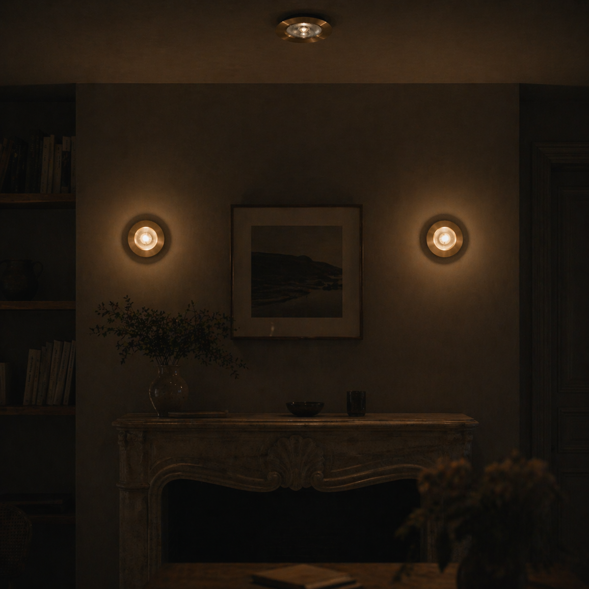 Spot moderne led extra fin rond en aluminium - Direct