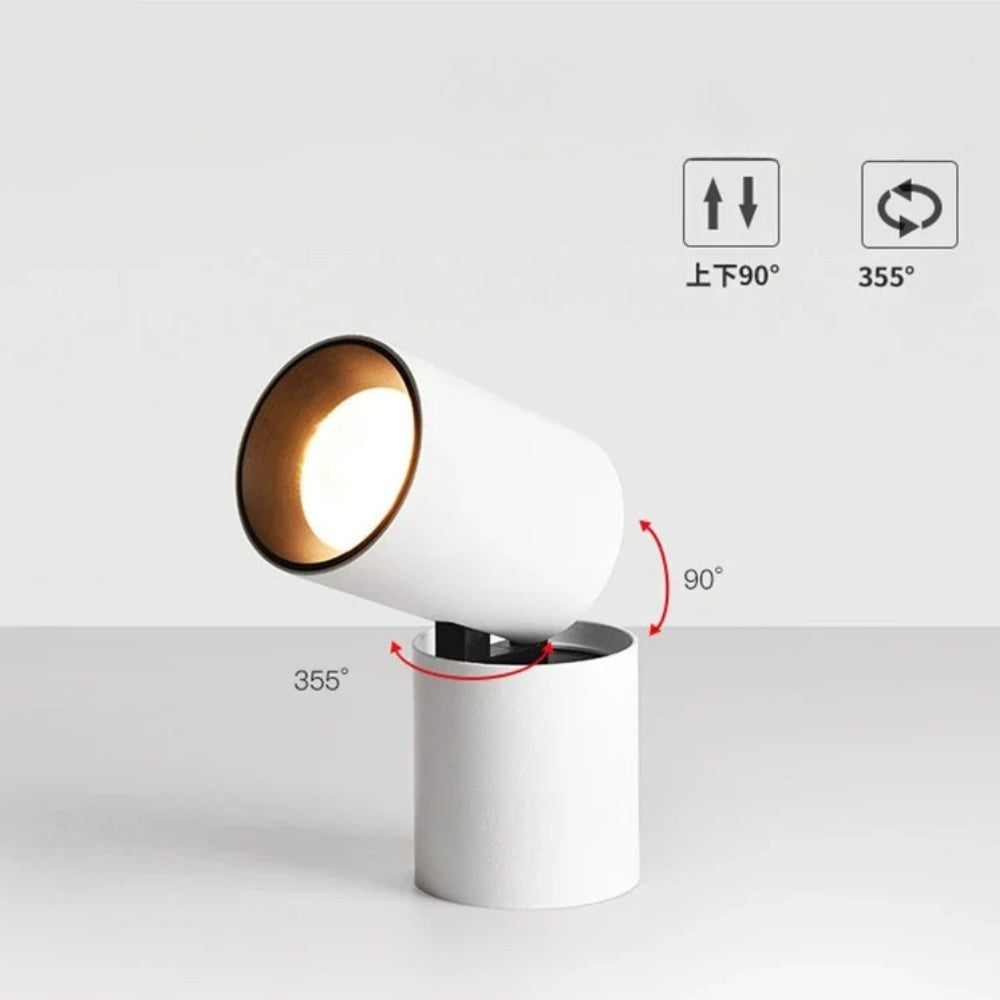 Cylindre de spots à led orientables - Struct