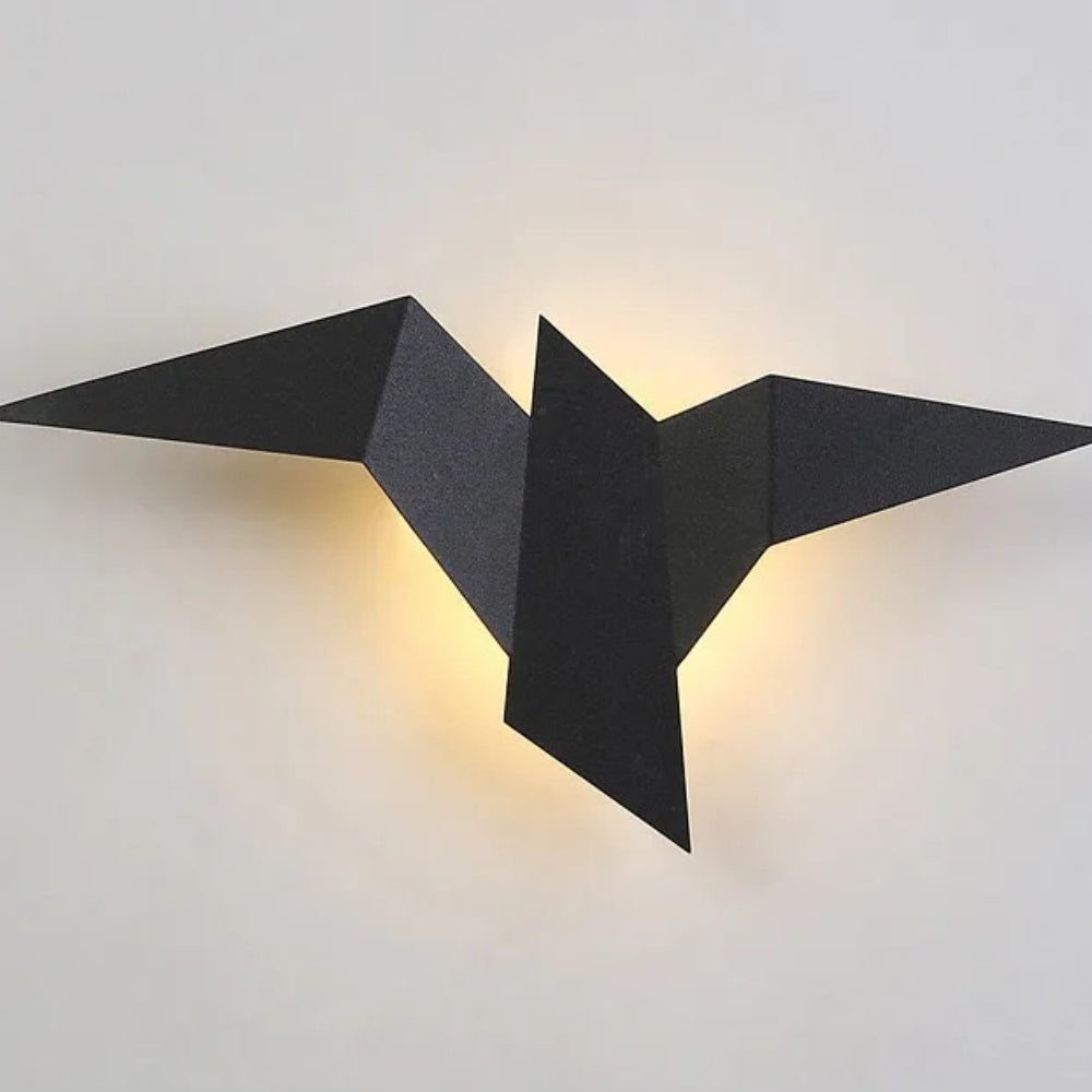 Applique murale moderne led oiseau style origami - Edge