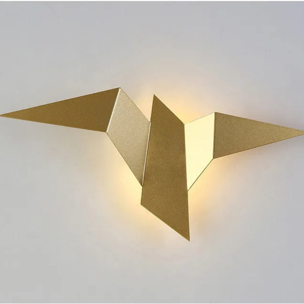 Applique murale moderne led oiseau style origami - Edge