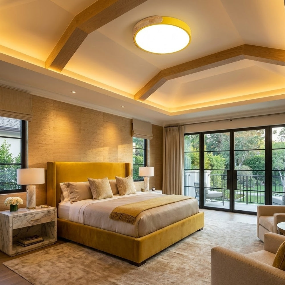 Plafonniers LED ultra-fins pour salon - Linea