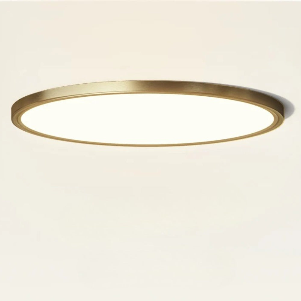 Plafonnier style cuivre très fin - Plafix