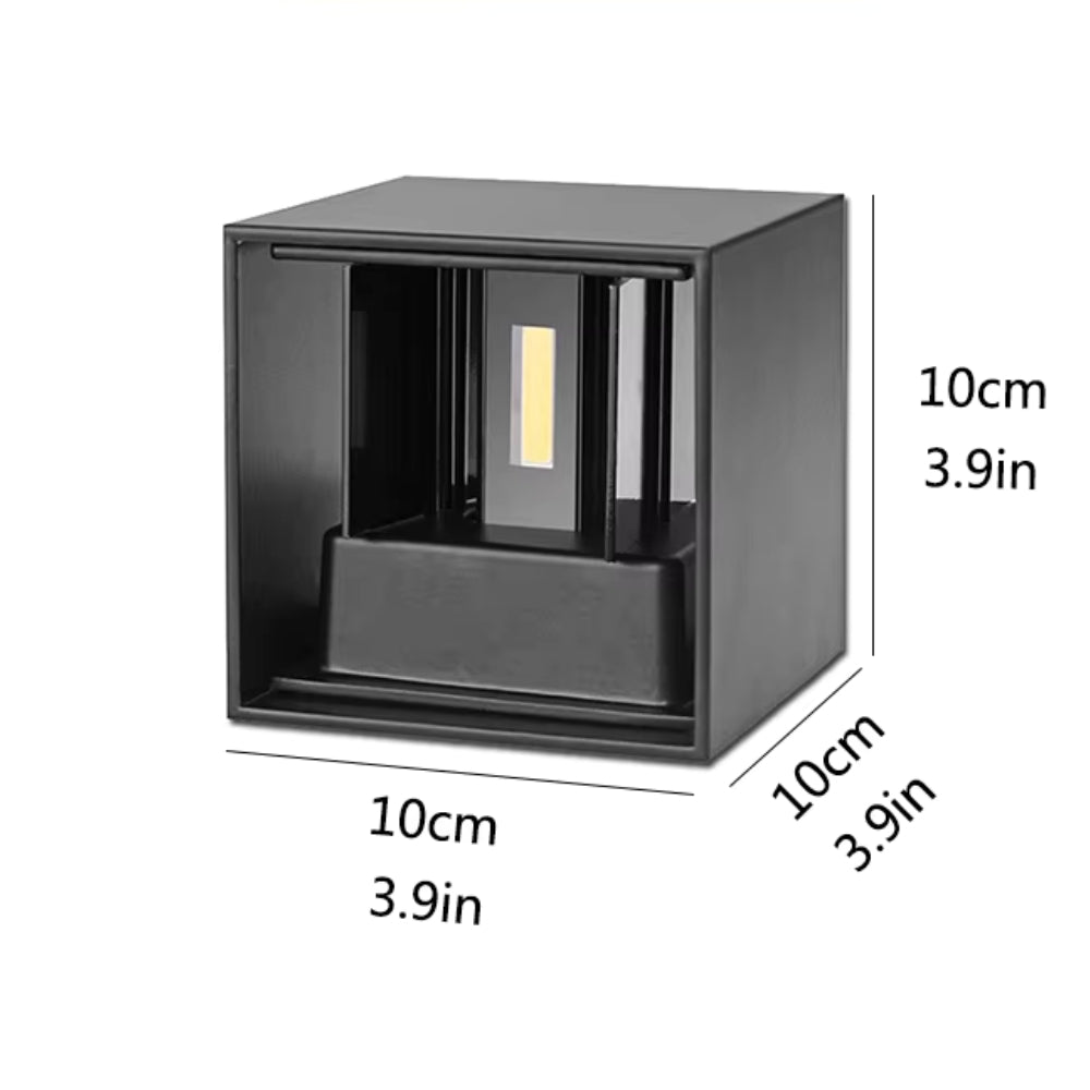 Applique murale led en cube - Solid