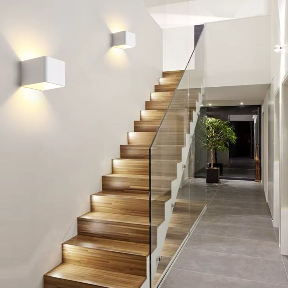 Applique murale led en cube - Solid