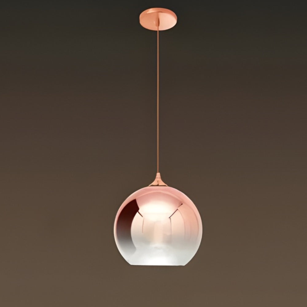 Suspension design led en boule de verre loft - Protect