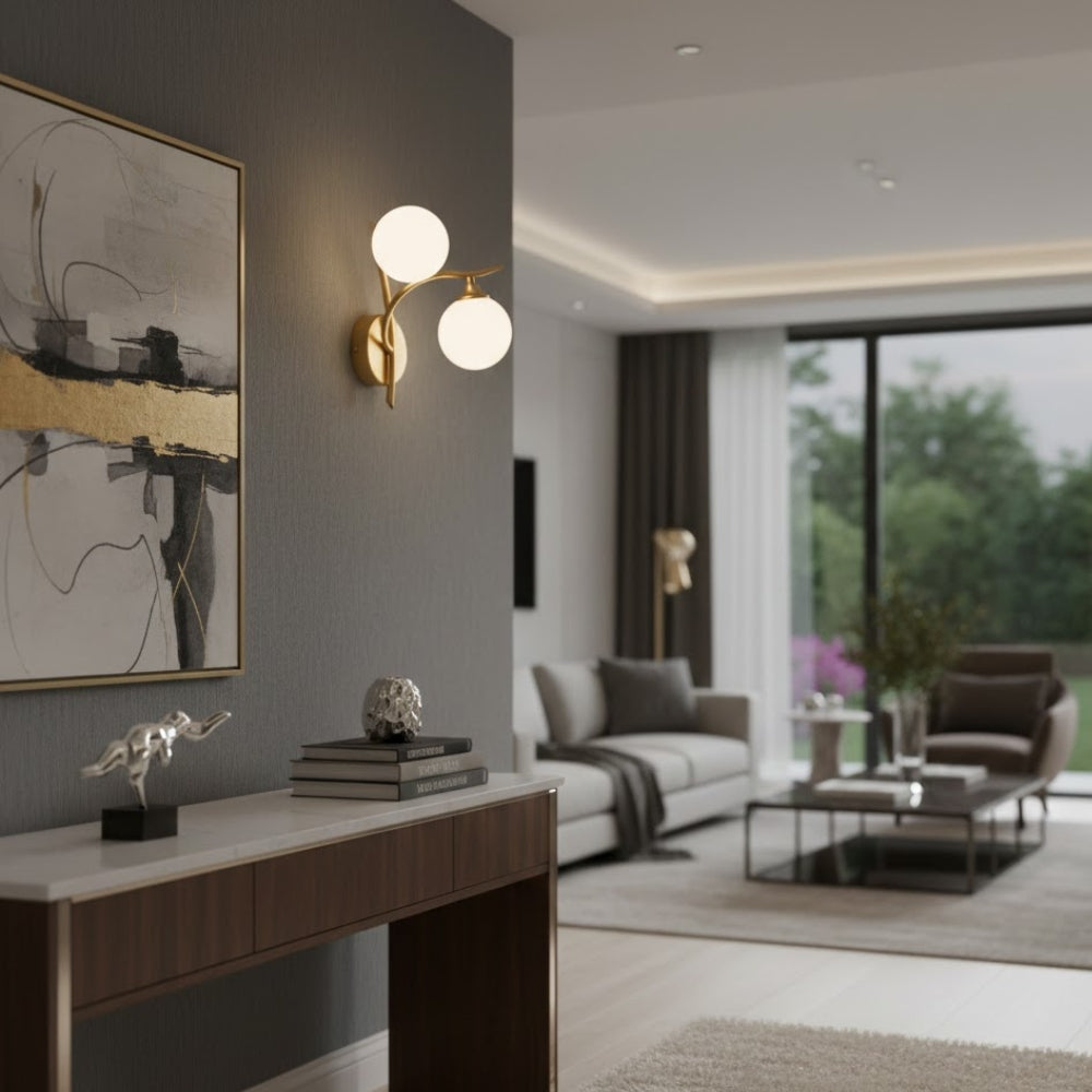 Applique murale moderne de style nordique en fer forgé - Structa