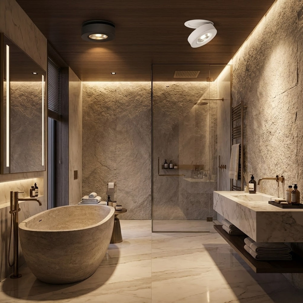 spot encastré LED COB en saillie, orientable à 360° - Radi