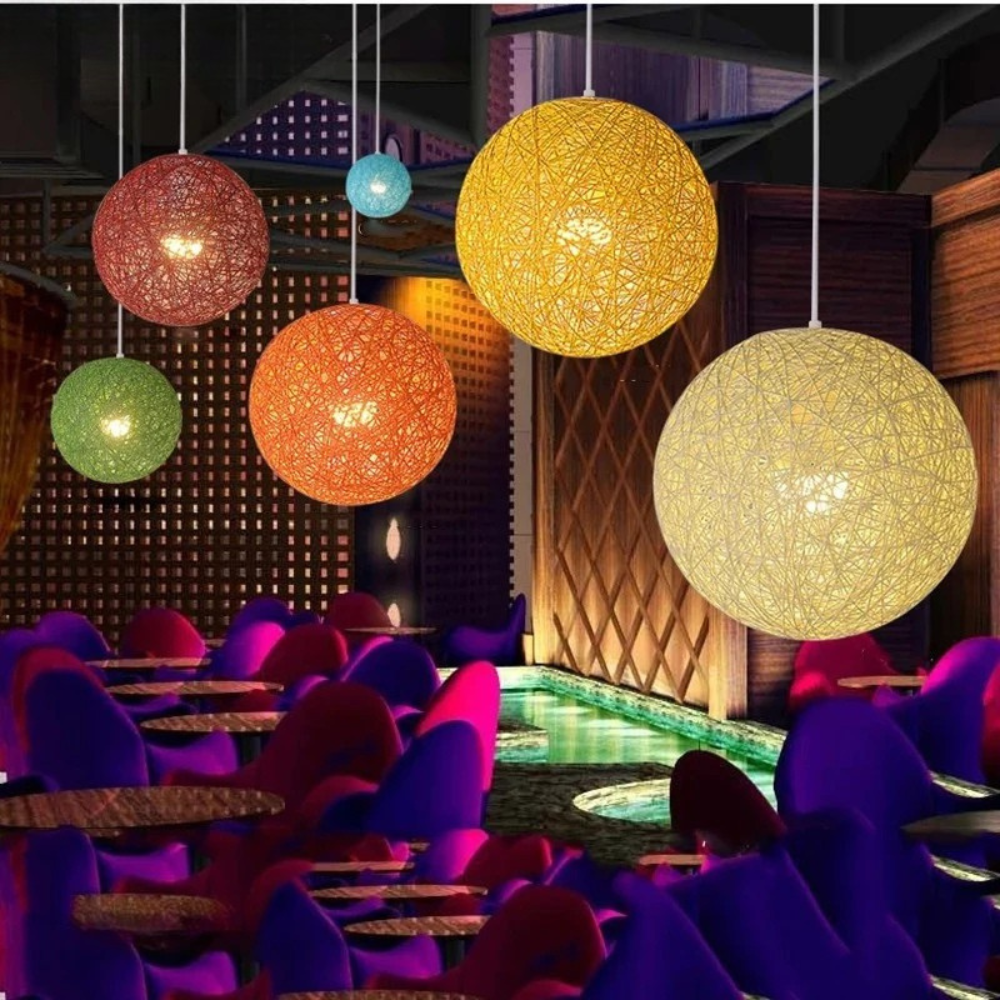 lustre en boule papier - Volum