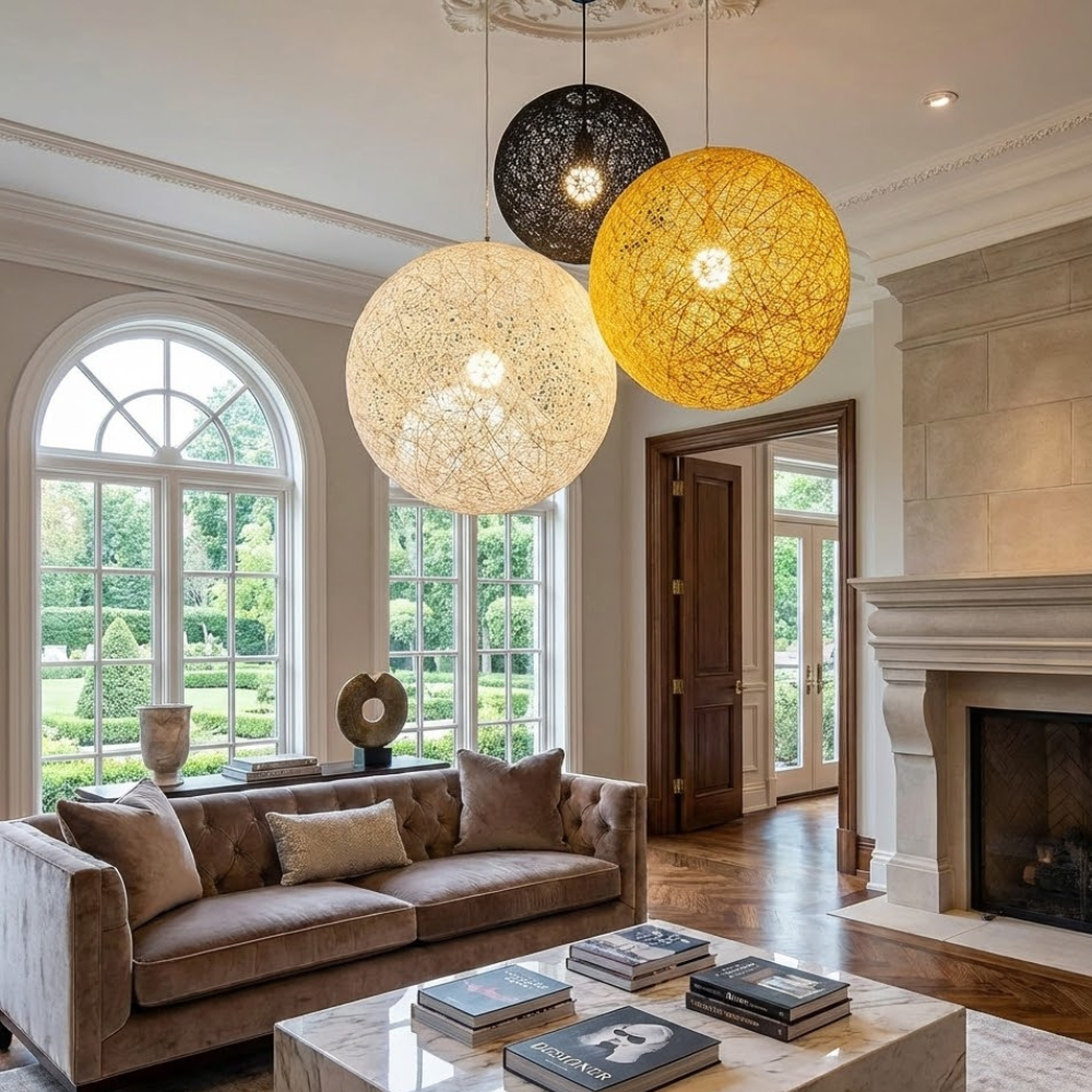 lustre en boule papier - Volum