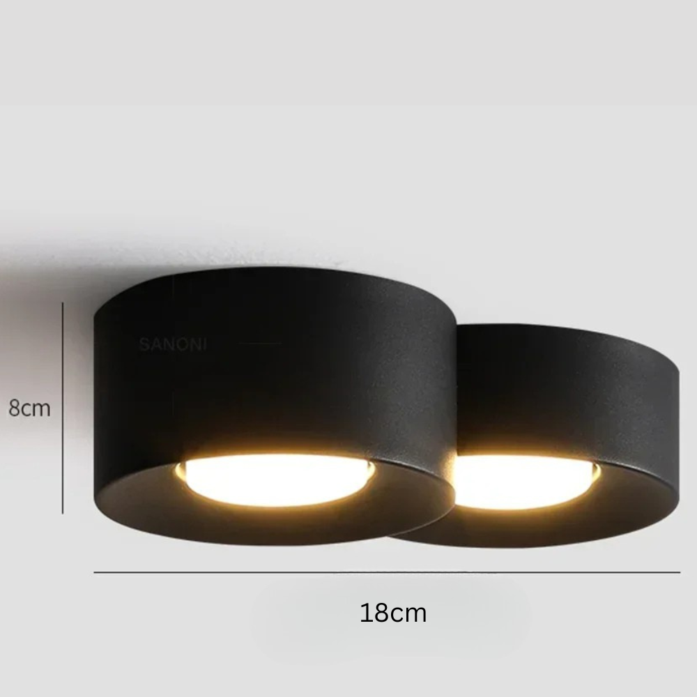Plafonnier moderne led cylindre spot minimalisme - Scala