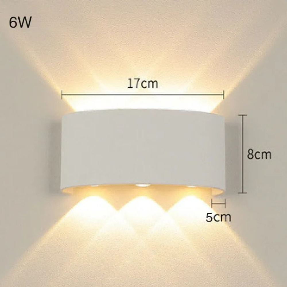 Applique extérieur led porch (noir ou blanc) - Cubik