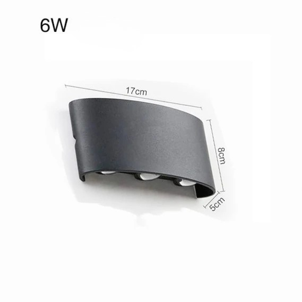 Applique extérieur led porch (noir ou blanc) - Cubik