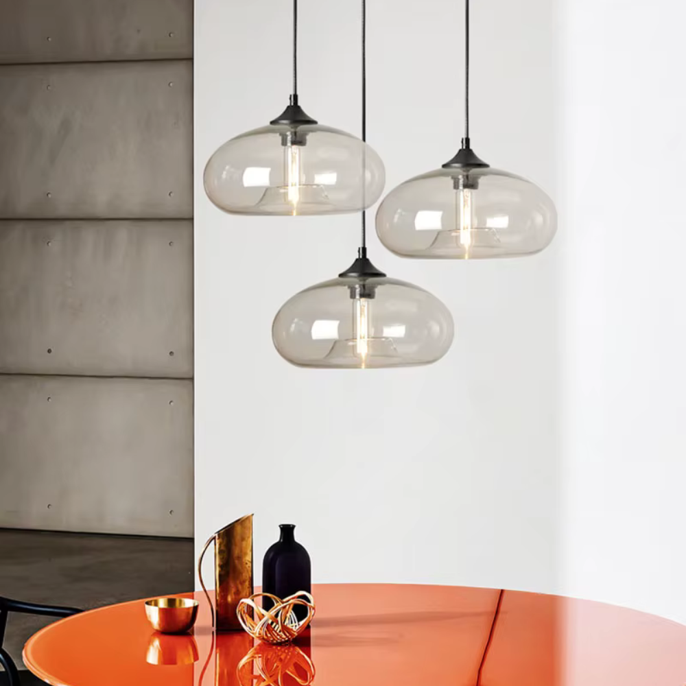 Suspensions modernes colorées en verre - Vertex